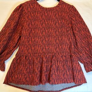 Anthropologie peplum shirt